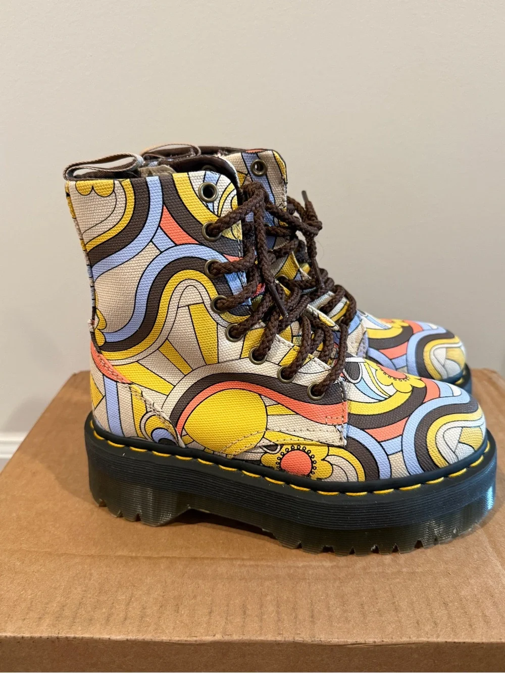 Dr. Martens bold floral